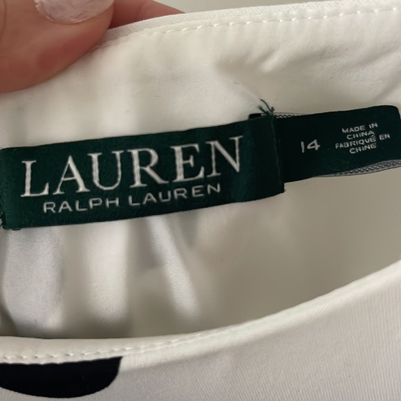 Black & White Polka Dot A-Line Sleeveless Dress - Picture 5 of 5